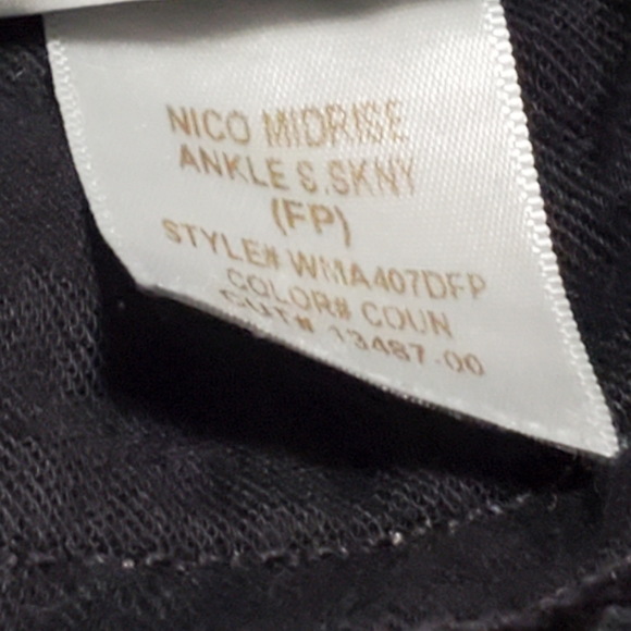 2/$20 Hudson Nico Ankle Skinny Denim Jean Size 26 - Picture 6 of 10